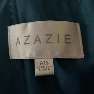 For sale: never worn blue dress. Brand is Azazie